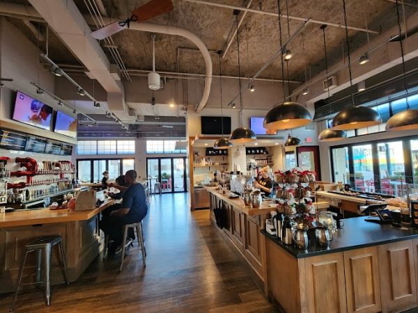 A Taste of Belgium restaurant with outdoor and indoor seating at 16 West Freedom Way, Cincinnati. 